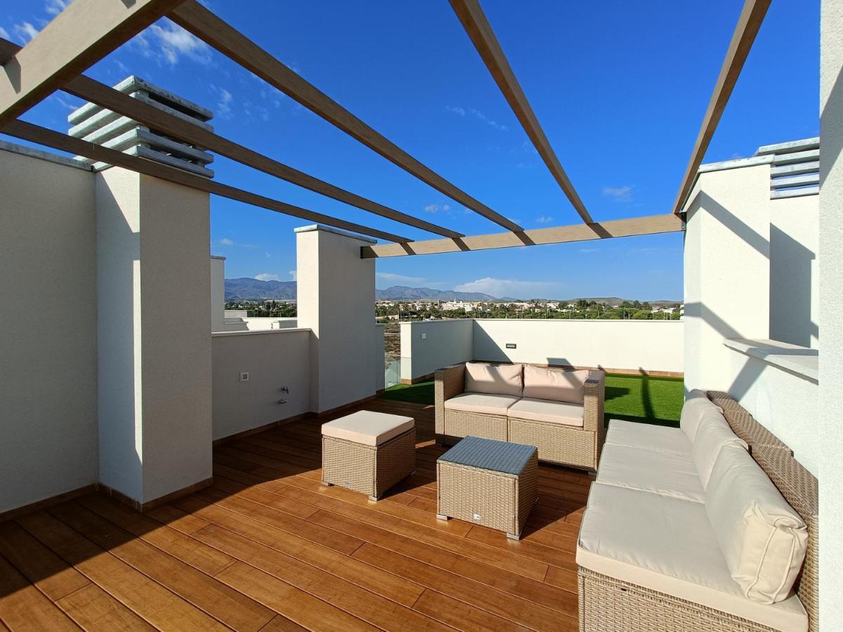 Nuevo Atico Toyo. Vistas Al Mar, Terraza, Solarium, Piscina, A/A, Wifi Y Garaje Lägenhet El Toyo Exteriör bild